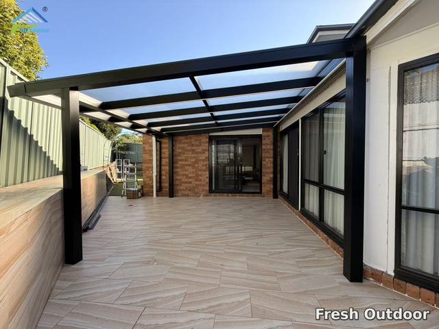 Fresh Outdoor project: Patio roof off the back of the house